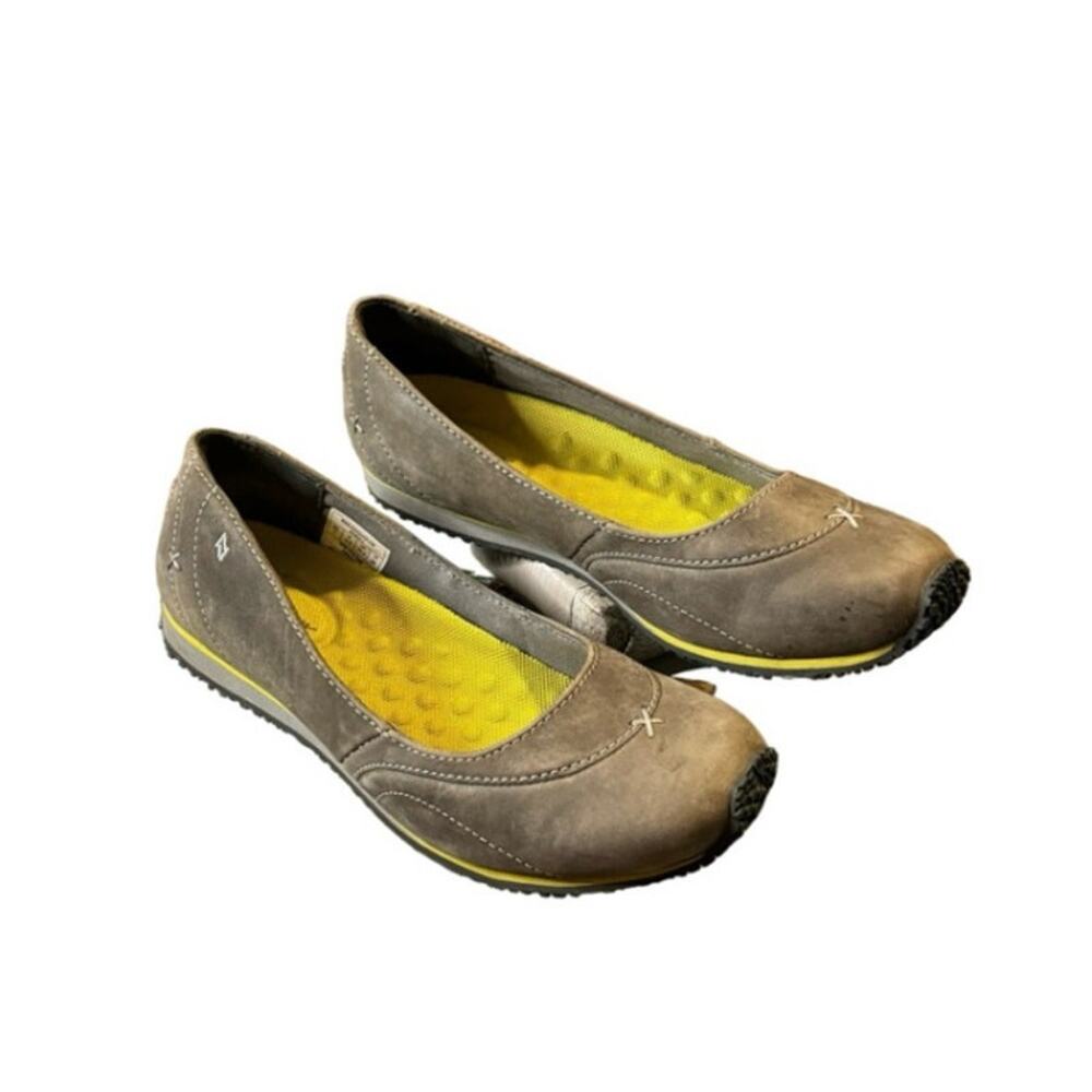 Eddie Bauer Christine gray Suede Flats outdoor slip-on sneaker women’s 7